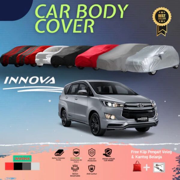 Sarung Mobil Innova Reborn 2005 - 2024, Zenix, Bergaransi - Cover Mobilmu